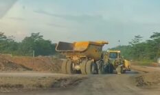 Kondisi Jalan Terputus Dampak Aktivitas Galian Tambang Batu Bara Di Keluhkan Masyarakat