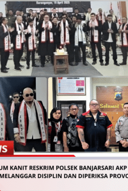 OKNUM KANIT RESKRIM POLSEK BANJARSARI AKP HPB DIDUGA TERBUKTI MELANGGAR DISIPLIN DAN DIPERIKSA PROVOST POLDA JATENG