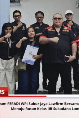 Team FERADI WPI Memasuki Pelabuhan Merak Menuju Lampung Memperjuangkan Hak Hak Klien Melalui Permohonan PK Di PN Sukadana
