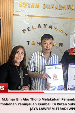 M.Umar Bin Abu Tholib Melakukan Penandatanganan Kuasa Permohonan Peninjauan Kembali Di Rutan Sukadana Kepada SUBUR JAYA LAWFIRM-FERADI WPI