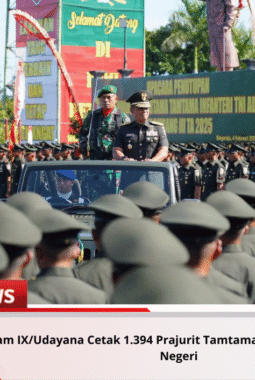Kodam IX/Udayana Cetak 1.394 Prajurit Tamtama Siap Mengabdi Untuk Negeri