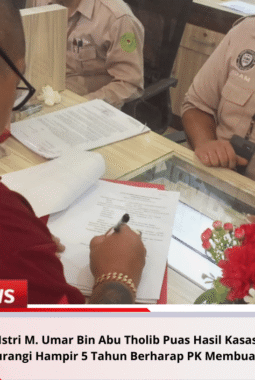 Istri M. Umar Bin Abu Tholib Puas Hasil Kasasi Hukuman Suami Dikurangi Hampir 5 Tahun  Berharap PK Membuahkan Hasil Manis Pula