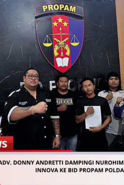 Adv. Donny Andretti Dampingi Nurohim Laporkan Perkara Innova Ke Bid Propam Polda Jateng