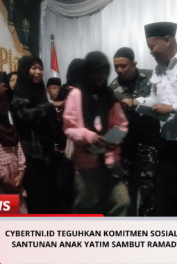 CYBERTNI.ID TEGUHKAN KOMITMEN SOSIAL: MANAQIBAN DAN SANTUNAN ANAK YATIM SAMBUT RAMADHAN DI JOMBANG