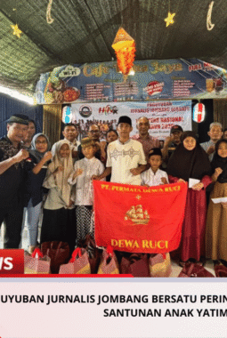 Paguyuban Jurnalis Jombang Bersatu Peringati HPN 2026 Dengan Santunan Anak Yatim