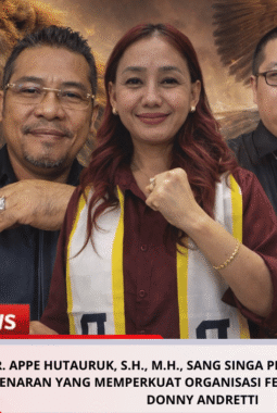 Dr. Appe Hutauruk, S.H., M.H., Sang Singa Pejuang Keadilan Dan Kebenaran Yang Memperkuat Organisasi FERADI WPI Besutan Adv. Donny Andretti