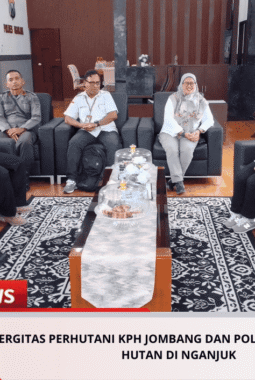 Sinergitas Perhutani KPH Jombang Dan Polri Jaga Kelestarian Hutan Di Nganjuk