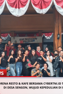 Morena Resto & Kafe Bersama CyberTNI.id Tebar 500 Paket Takjil Di Desa Sengon, Wujud Kepedulian Di Bulan Ramadan