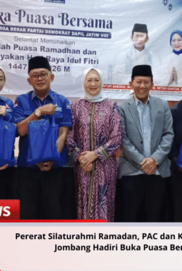 Pererat Silaturahmi Ramadan, PAC dan Kader Demokrat Jombang Hadiri Buka Puasa Bersama