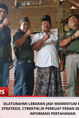 Silaturahmi Lebaran Jadi Momentum Konsolidasi Strategis, CyberTNI.id Perkuat Peran sebagai Garda Informasi Pertahanan