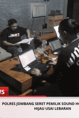 Polres Jombang Seret Pemilik Sound Horeg Ke Meja Hijau Usai Lebaran
