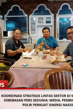 Koordinasi Strategis Lintas Sektor di Momentum Hari Kebebasan Pers Sedunia: Media, Pembina, dan Mabes Polri Perkuat Sinergi Nasional