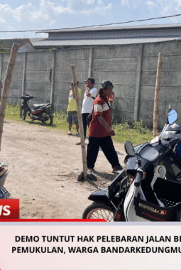 Demo Tuntut Hak Pelebaran Jalan Berujung Dugaan Pemukulan, Warga Bandarkedungmulyo Lapor Polisi