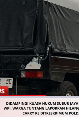 Didampingi Kuasa Hukum SUBUR JAYA LAWFIRM – FERADI WPI, Warga Tuntang Laporkan Hilangnya Mobil Suzuki Carry ke Ditreskrimum Polda Jateng