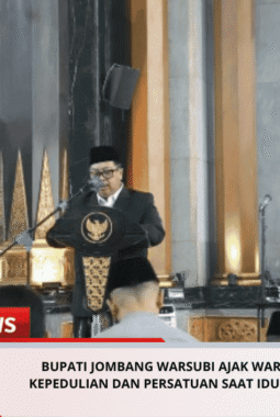 Bupati Jombang Warsubi Ajak Warga Perkuat Kepedulian dan Persatuan Saat Idul Adha 1447 H