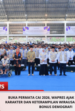 Buka PERMATA CAI 2026, Wapres Ajak Santri Perkuat Karakter dan Keterampilan Wirausaha Untuk Hadapi Bonus Demografi
