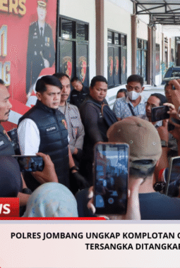 Polres Jombang Ungkap Komplotan Curanmor, Empat Tersangka Ditangkap