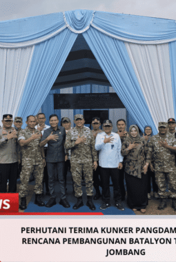 PERHUTANI Terima Kunker Pangdam V Brawijaya Rencana Pembangunan Batalyon Teritorial Di Jombang
