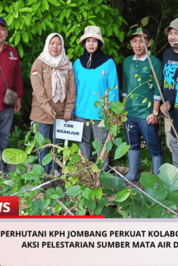 Perhutani KPH Jombang Perkuat Kolaborasi Melalui Aksi Pelestarian Sumber Mata Air Di Ngajuk
