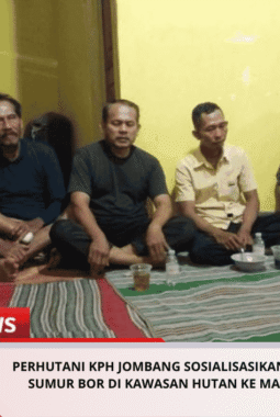 Perhutani KPH Jombang Sosialisasikan Larangan Sumur Bor Di Kawasan Hutan Ke Masyarakat
