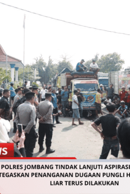 Polres Jombang Tindak Lanjuti Aspirasi Sopir Truk, Tegaskan Penanganan dugaan Pungli hingga Balap Liar Terus Dilakukan