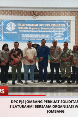 DPC PJS Jombang Perkuat Soliditas Pers Lewat Silaturahmi Bersama Organisasi Wartawan Se-Jombang
