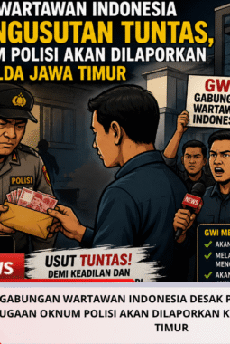 Gabungan Wartawan Indonesia Desak Pengusutan Tuntas, Dugaan Oknum Polisi Akan Dilaporkan ke Propam Polda Jawa Timur
