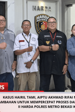 Kasus Hairil Tami, Aiptu Akhmad Rifai Meminta Dokumen Tambahan Untuk Mempercepat Proses Dari Selidik ke Sidik unit II Harda Polres Metro Bekasi Kabupaten